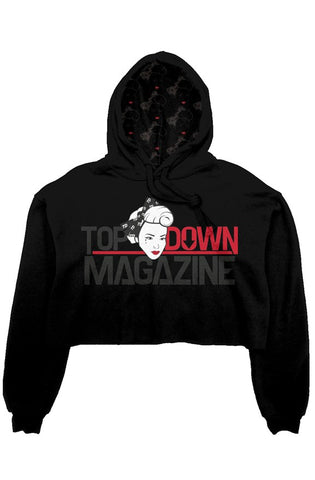 TDM LINING CROP TOP HOODIE